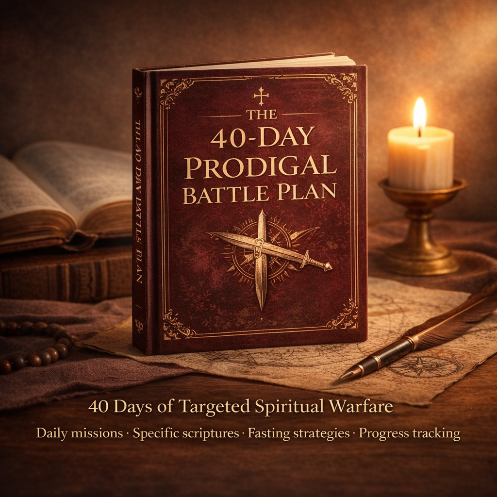 Bonus #4: The 40-Day Prodigal Battle Plan (Structured daily warfare guide)