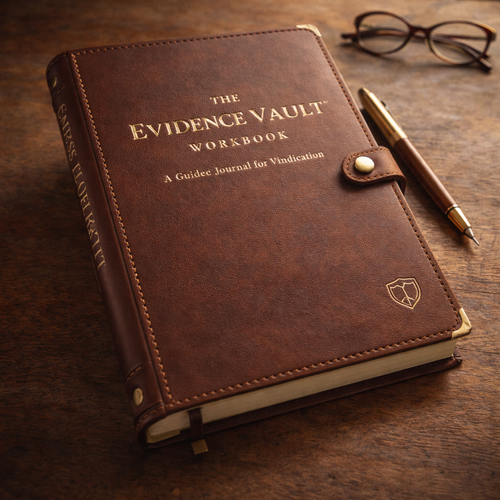 The Evidence Vault Workbook (28-page guided journal for self-vindication)